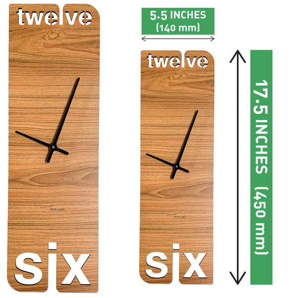 Galliard Games Townside Wooden MDF Wall Clock Measurements