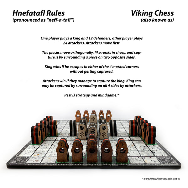 Galliard Games Hnefatafl Viking Chess Instructions