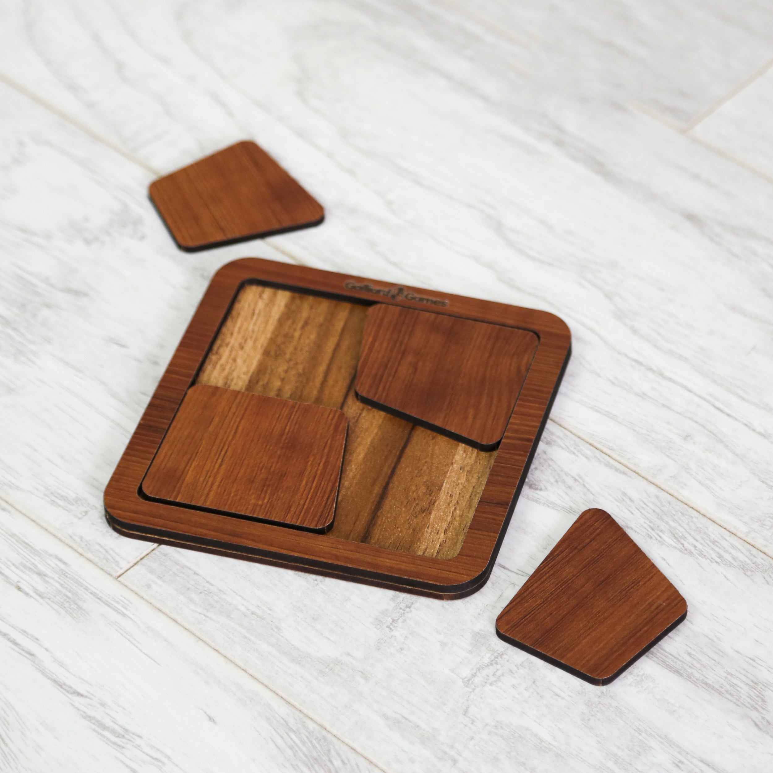 Wooden Shape Fit Puzzle Irregular Fit Type 2 - Image 2