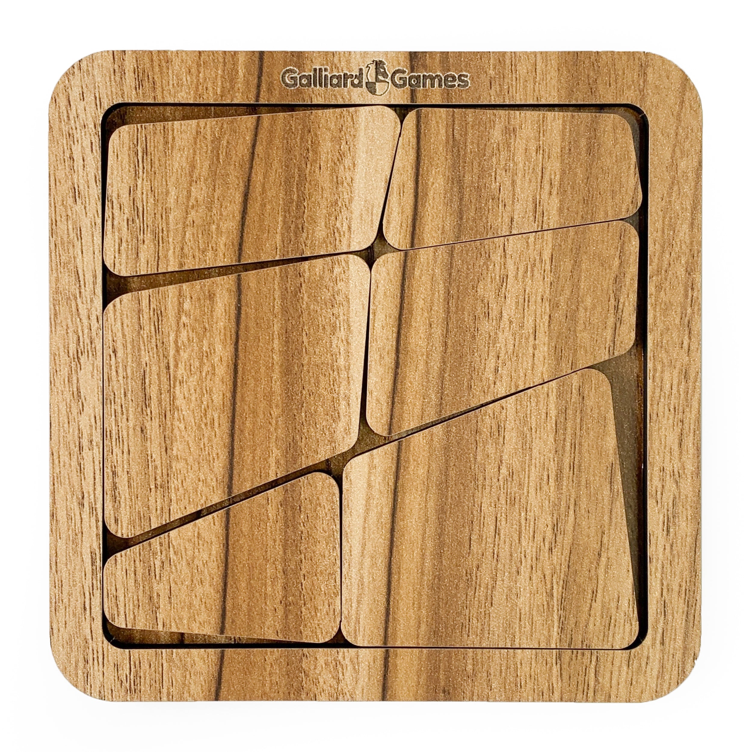 Wooden Shape Fit Puzzle Irregular Fit