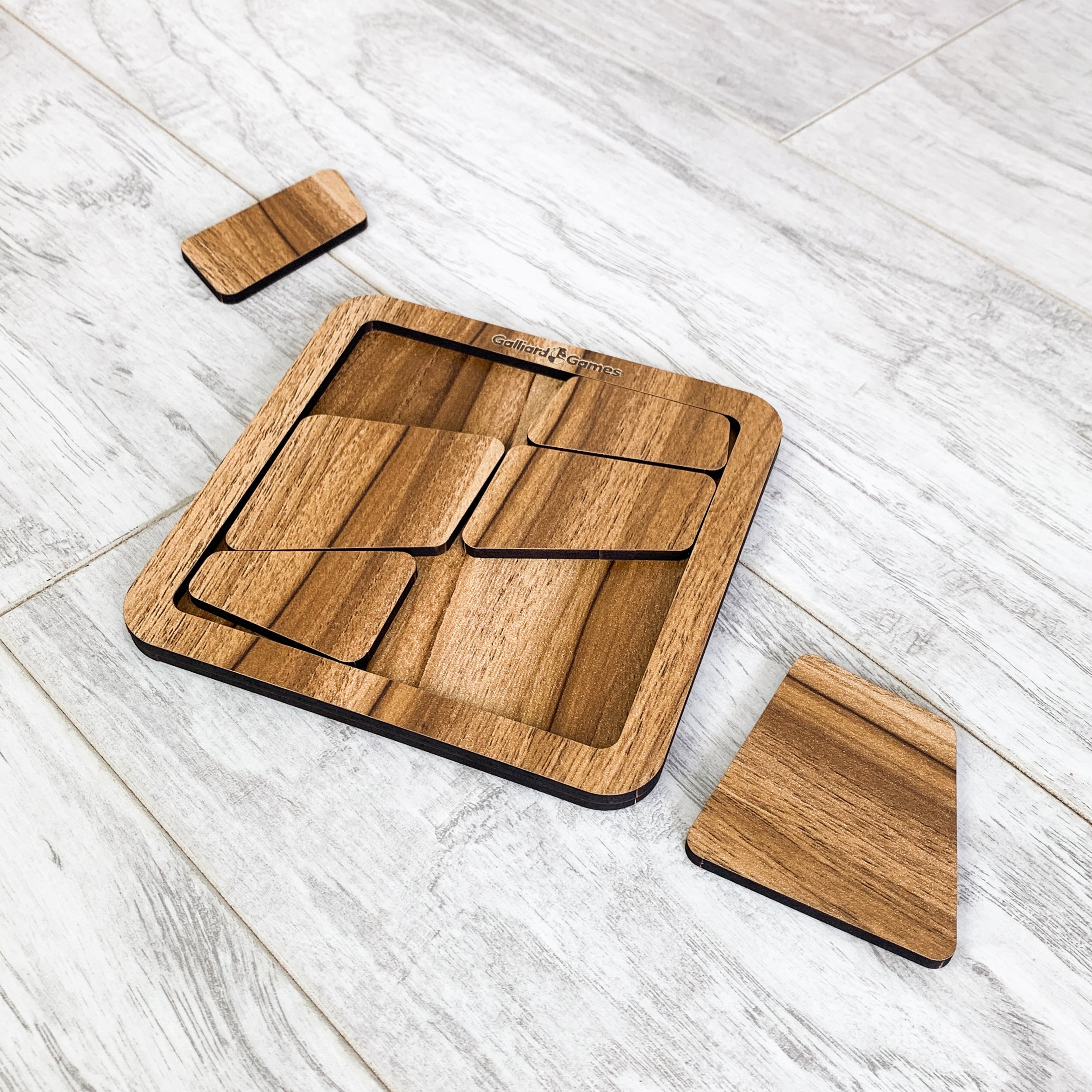 Wooden Shape Fit Puzzle Irregular Fit - Image 3