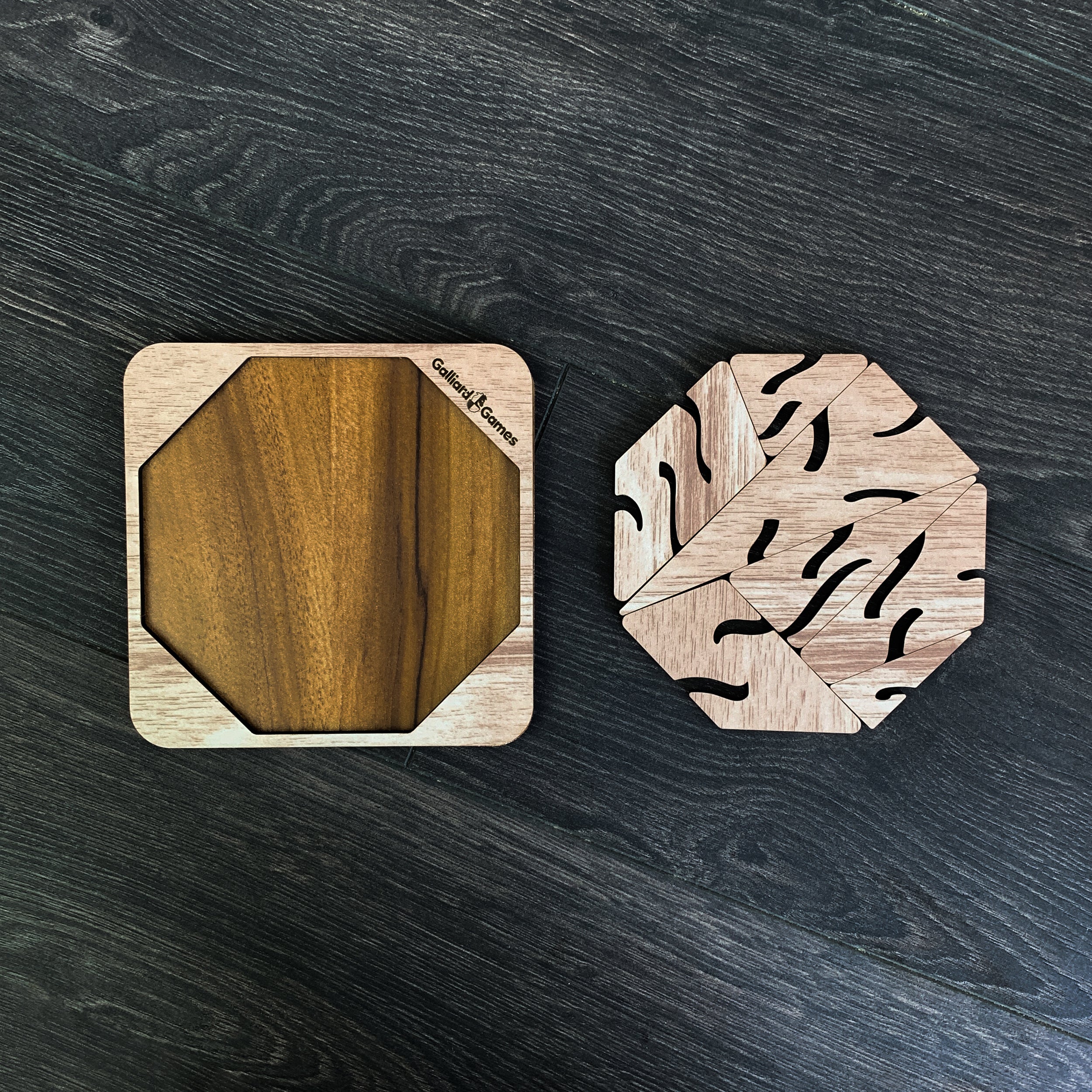 Wooden Shape Fit Puzzle Abstract Fit Type 1 - Image 4