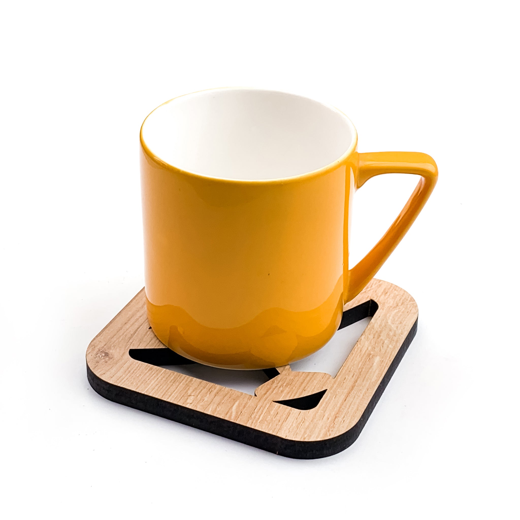 Planes Coasters, Set Of 4, Beige Oakwood - Image 3